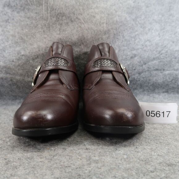 Ariat Shoes Womens 6.5 Bootie Buckle Strap Leather Western Equestrian Ankle Boot - Picture 2 of 16